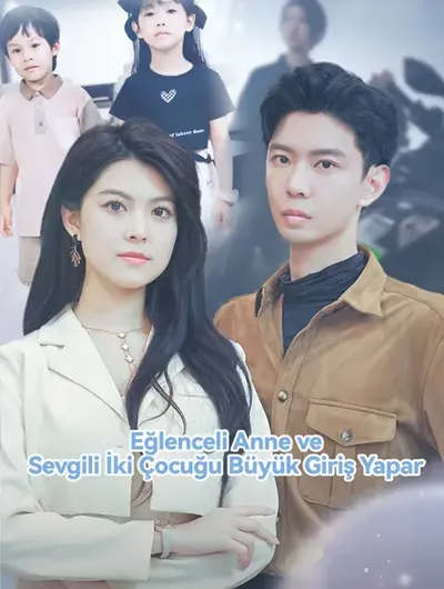 Eğlenceli Anne ve Sevgili İki Çocuğu Büyük Giriş Yapar(Dublajlı)