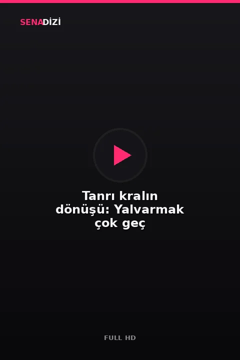 Tanrı kralın dönüşü: Yalvarmak çok geç