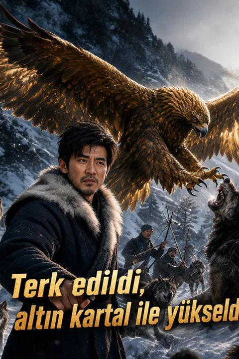 Terk edildi, altın kartal ile yükseldi