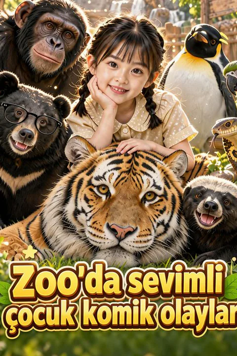 Zoo'da sevimli çocuk komik olaylar